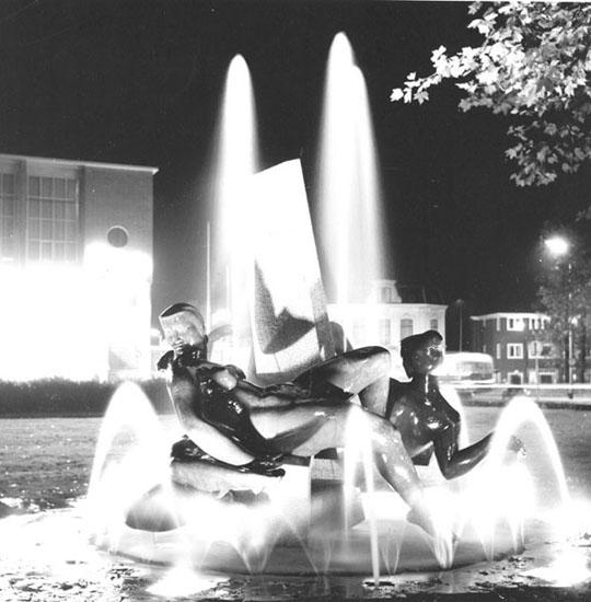 Utrecht, 1959, Fontein, De Muze, Lucasbolwerk
