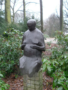 Utrecht, 1970, Zittende vrouw, Julianapark