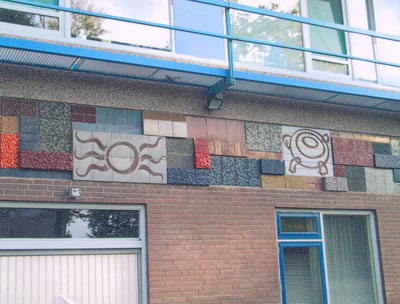 Zeist, 1975, Wandreliëf, Heerenwegen