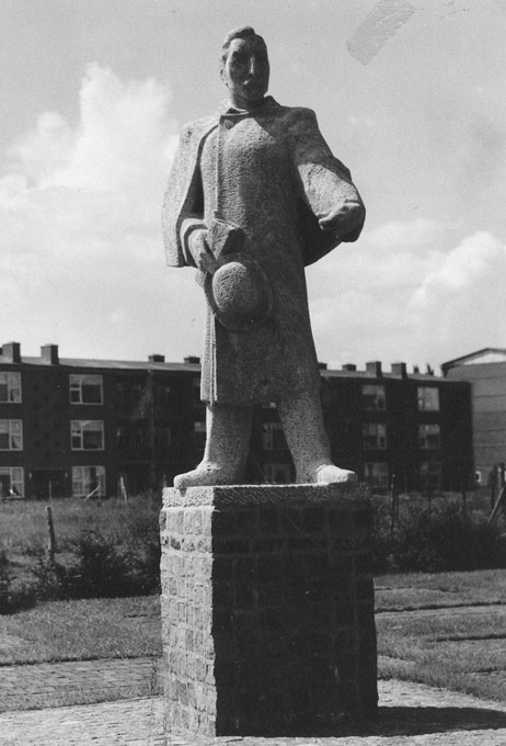 Utrecht, 1953, Troelstra monument, 